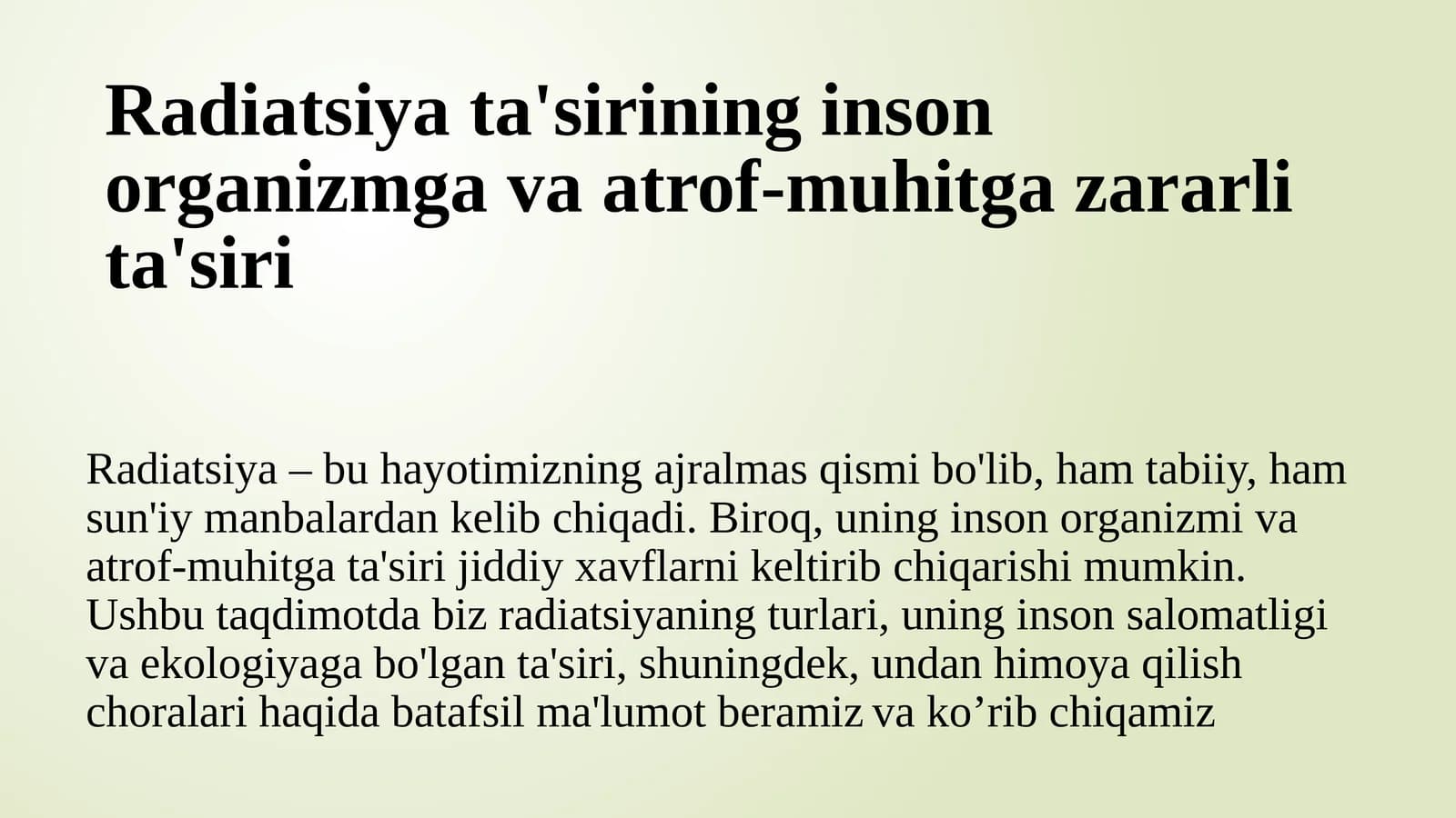 taqdimot