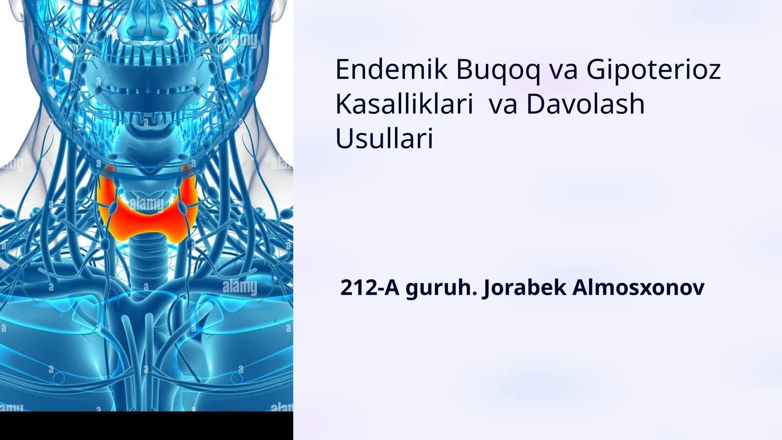 Endemik Buqoq va Gipoterioz Kasalliklari va Davolash Usullari