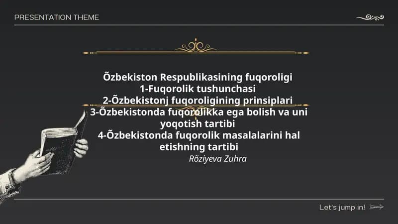 Õzbekiston Respublikasining fuqoroligi