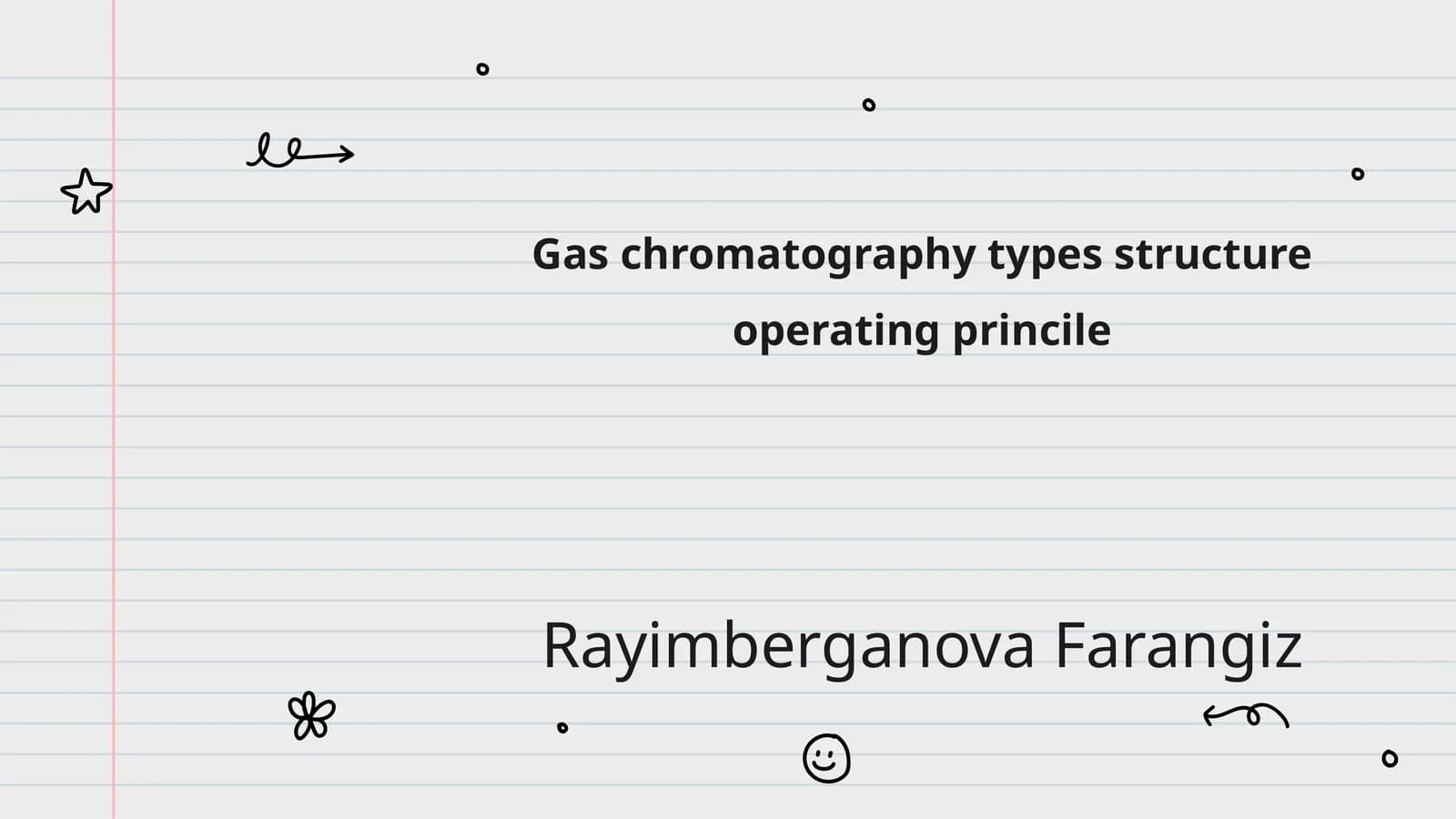Gas chromatography types structure operating princile