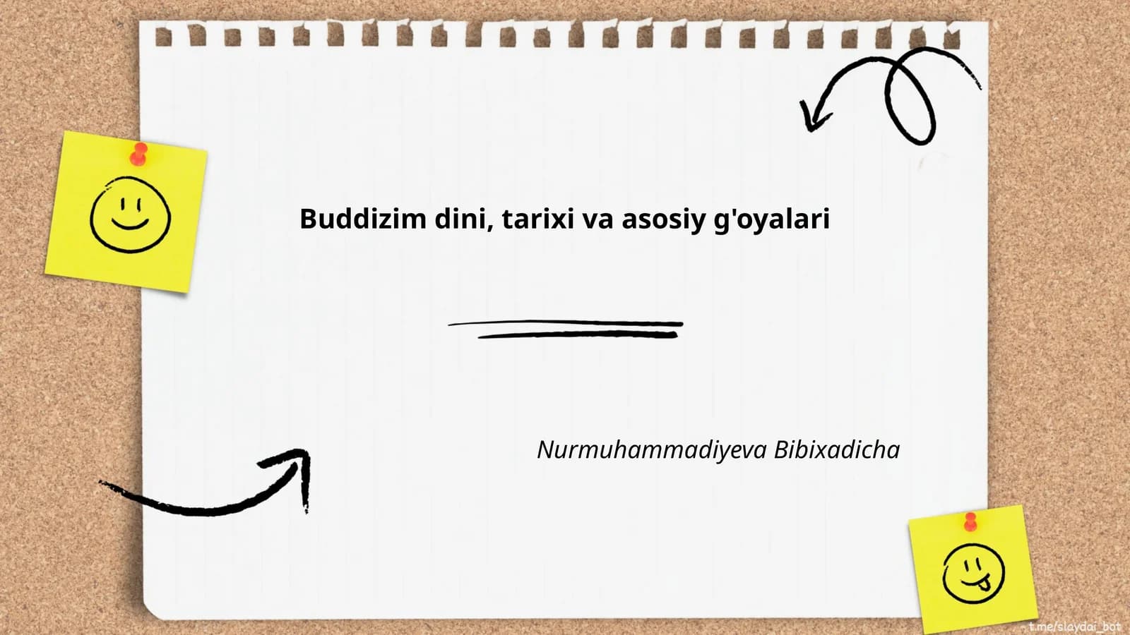 Buddizim dini, tarixi va asosiy g'oyalari