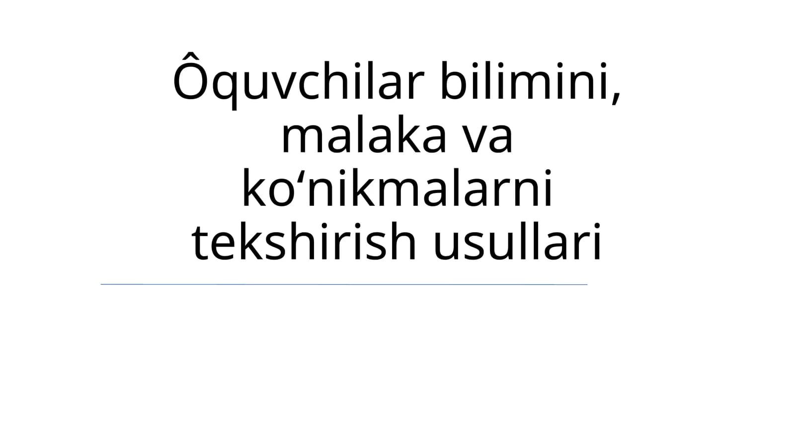 Texnologiya yordamida baholash