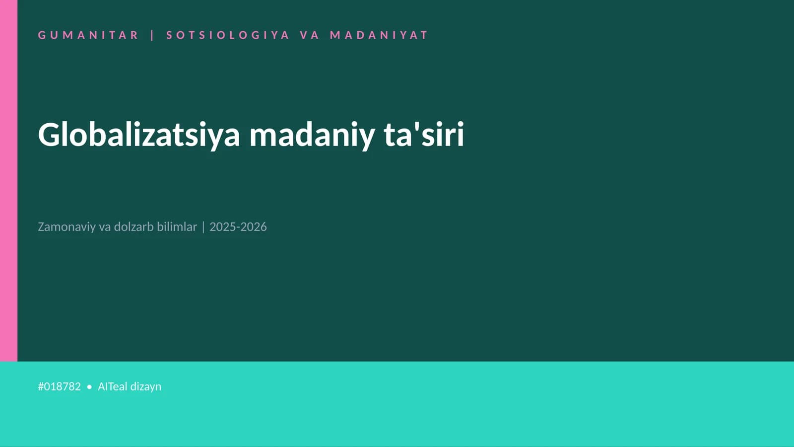 Globalizatsiya madaniy ta'siri