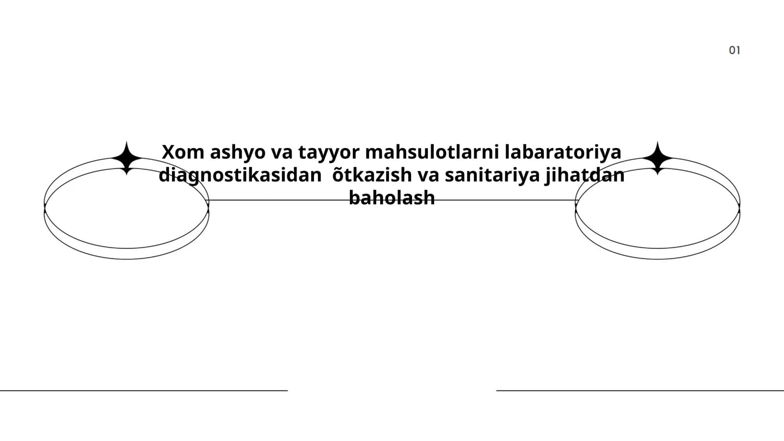Xom ashyo va tayyor mahsulotlarni labaratoriya diagnostikasidan õtkazish va sanitariya jihatdan baholash