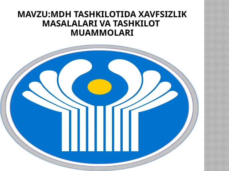 Xavfsizlik masalalari va Tashkilot muammolari