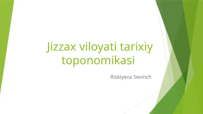 O'zbekiston toponomikasi
