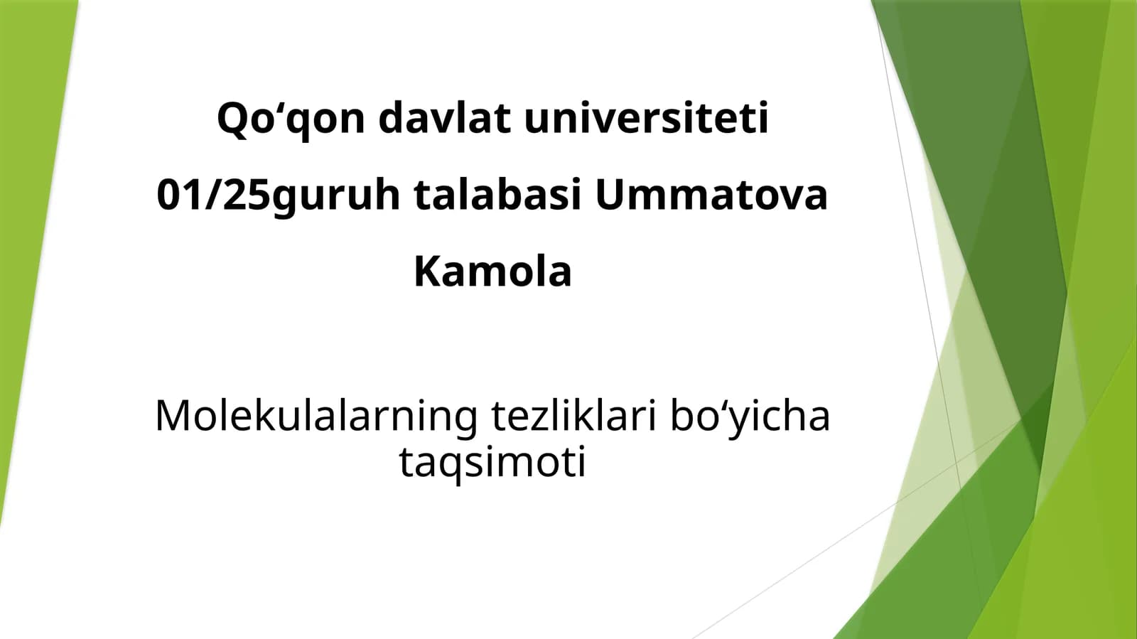 Molekulyar kinetik nazariya