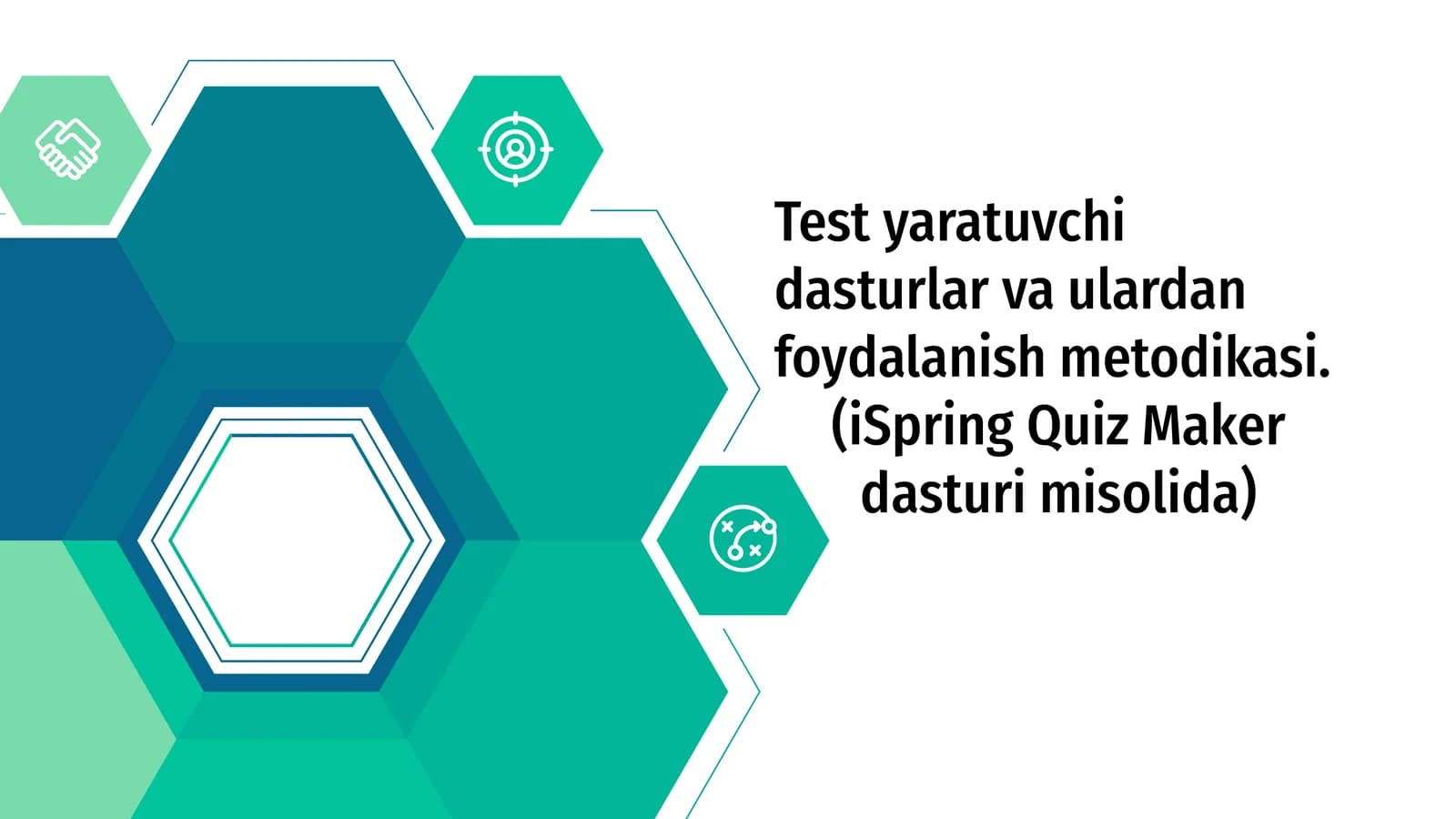 Test yaratuvchi dasturlar va ulardan foydalanish metodikasi
