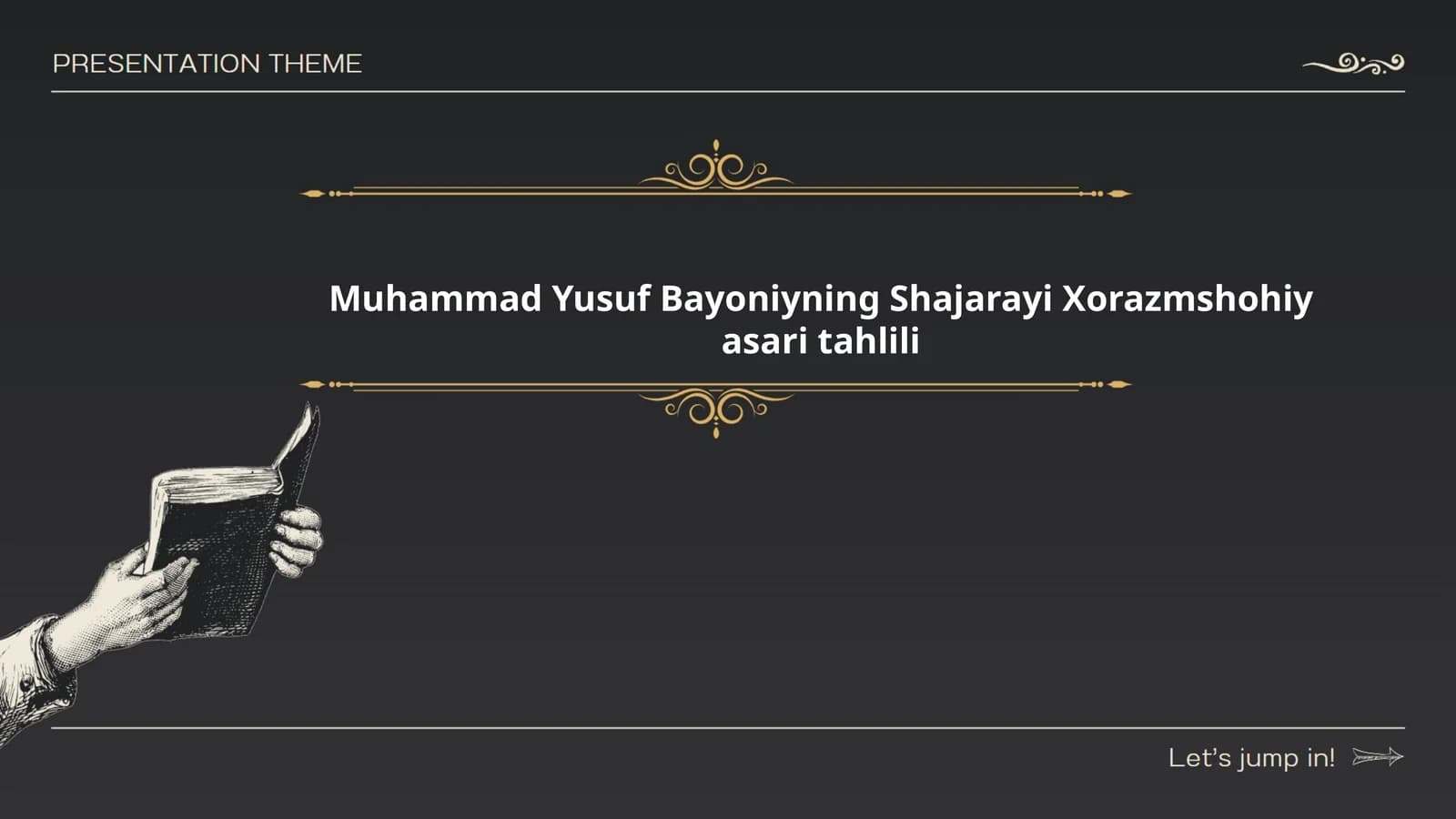 Muhammad Yusuf Bayoniyning "Shajarayi Xorazmshohiy" asari tahlili