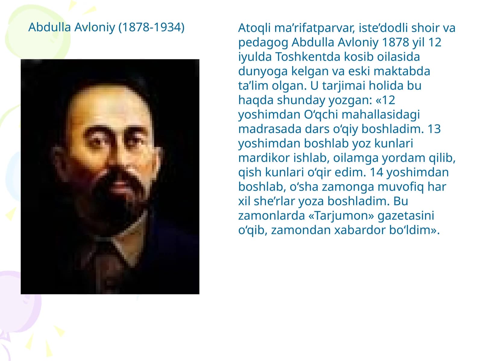 Abdulla Avloniy