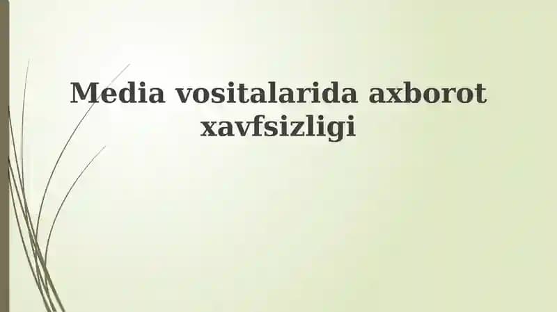 Axborot xavfsizligi