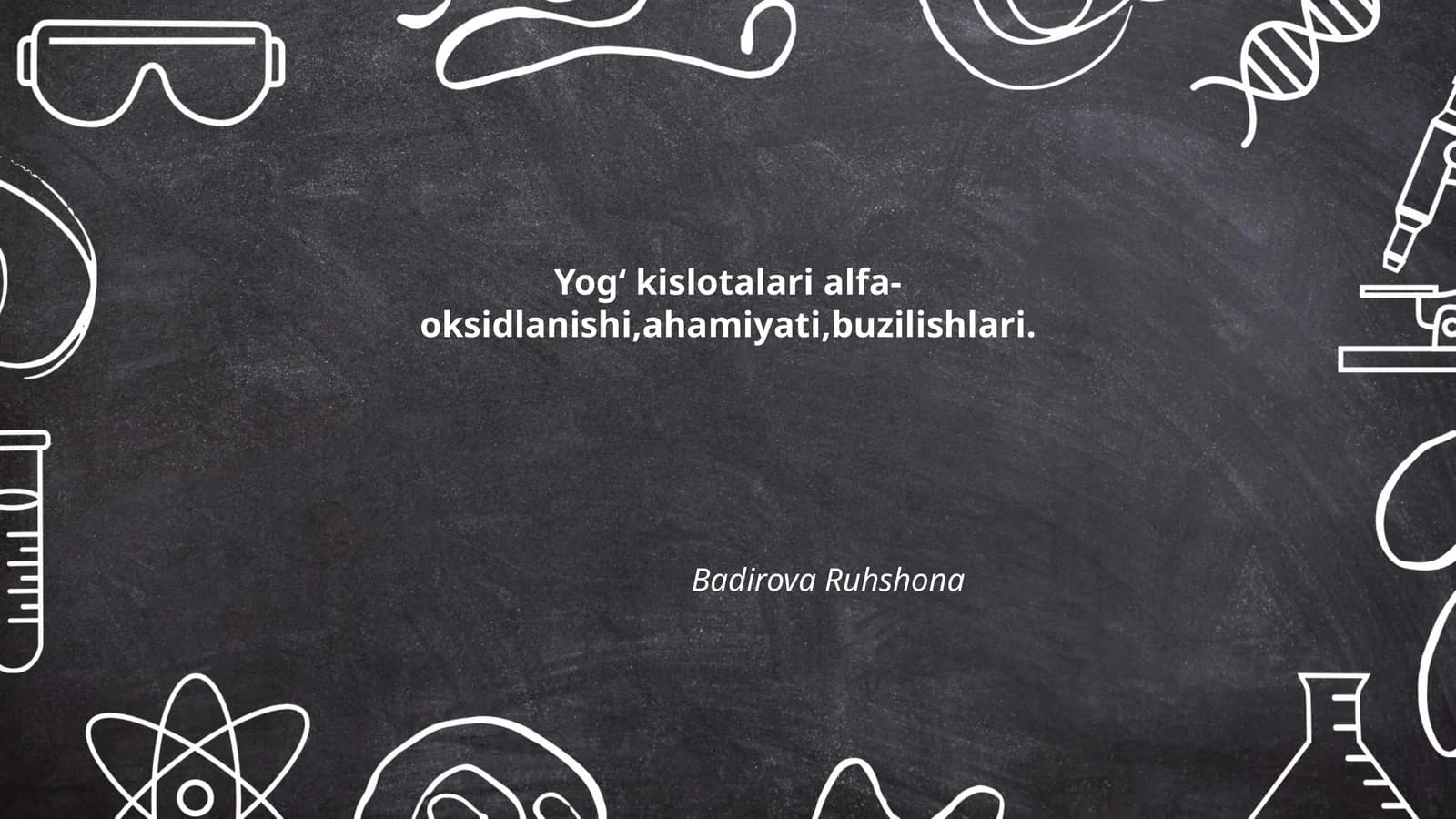 Yogʻ kislotalari alfa-oksidlanishi,ahamiyati,buzilishlari