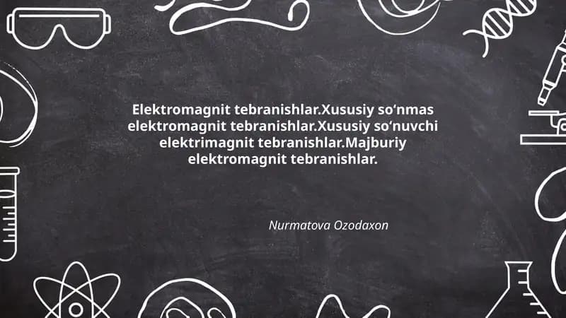Elektromagnit tebranishlar