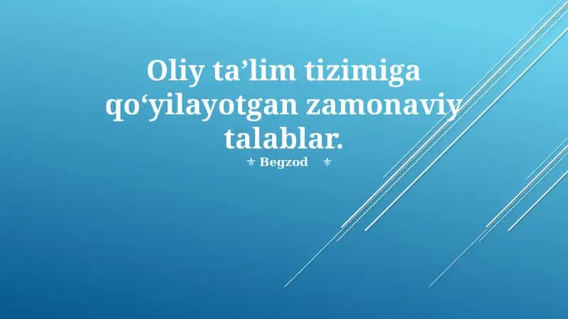 Jahon fuqaroligi va ishga joylashish