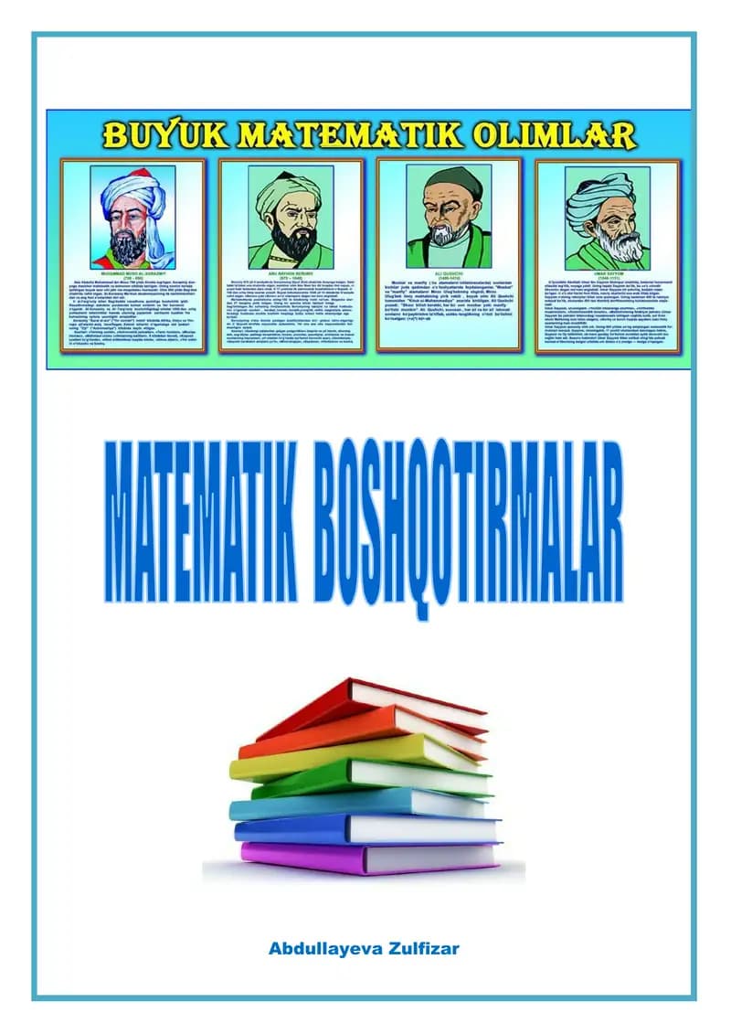 Matematik boshqotirmalar