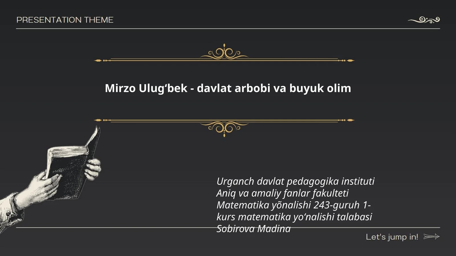 Aniq va amaliy fanlar fakulteti