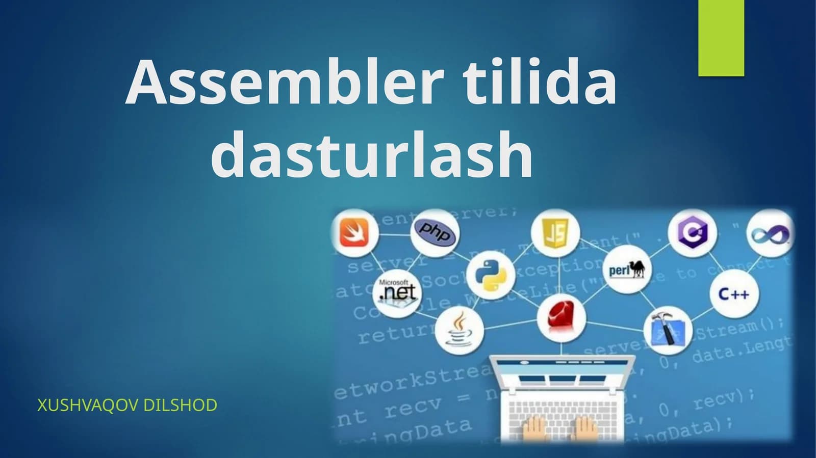Assemblertilidadasturlash