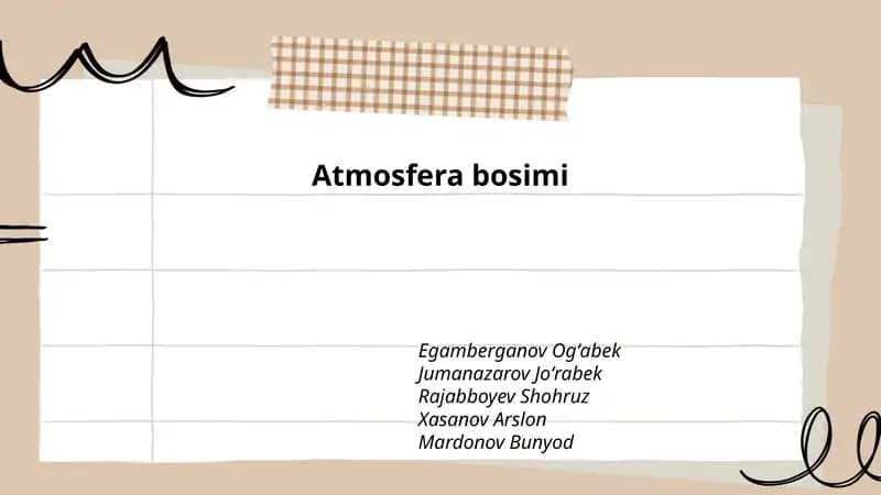 Atmosfera bosimi