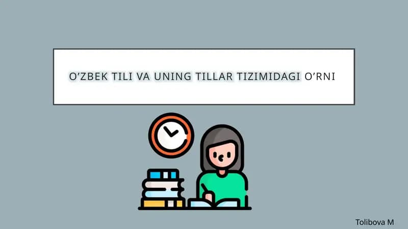 O’zbektili vauning tillar tizimi dagi o‘rni