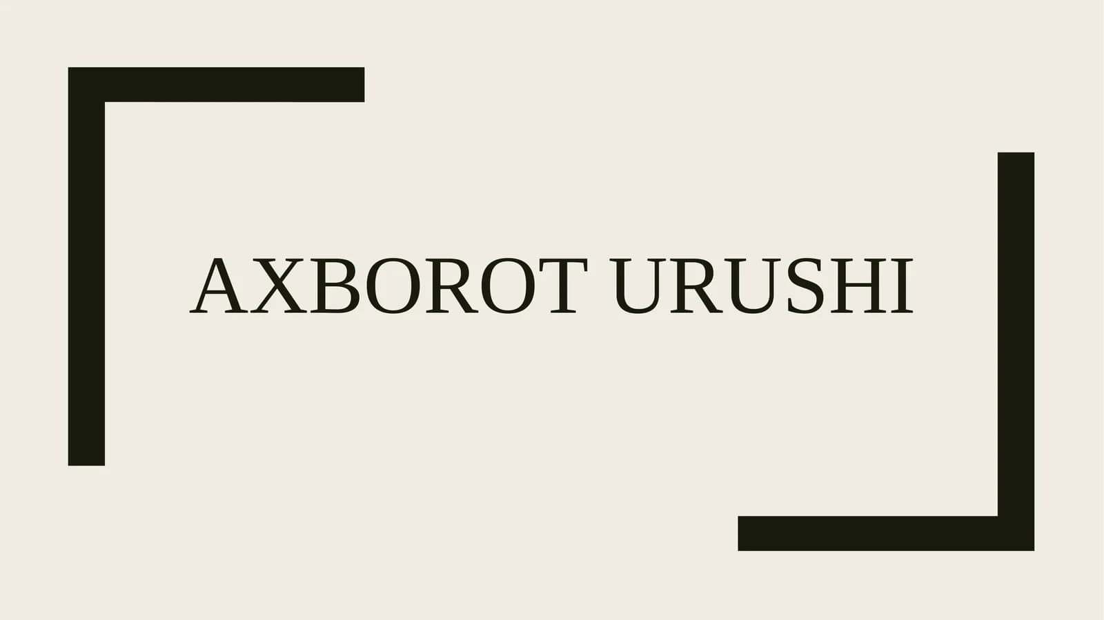 Axborot urushi