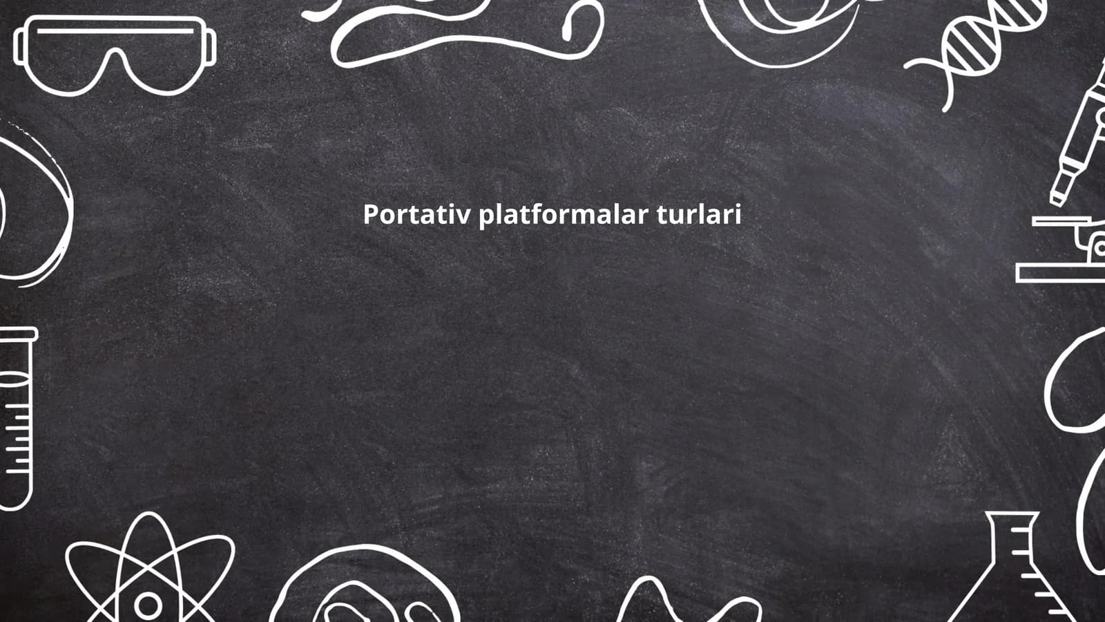 Portativ platformalar turlari