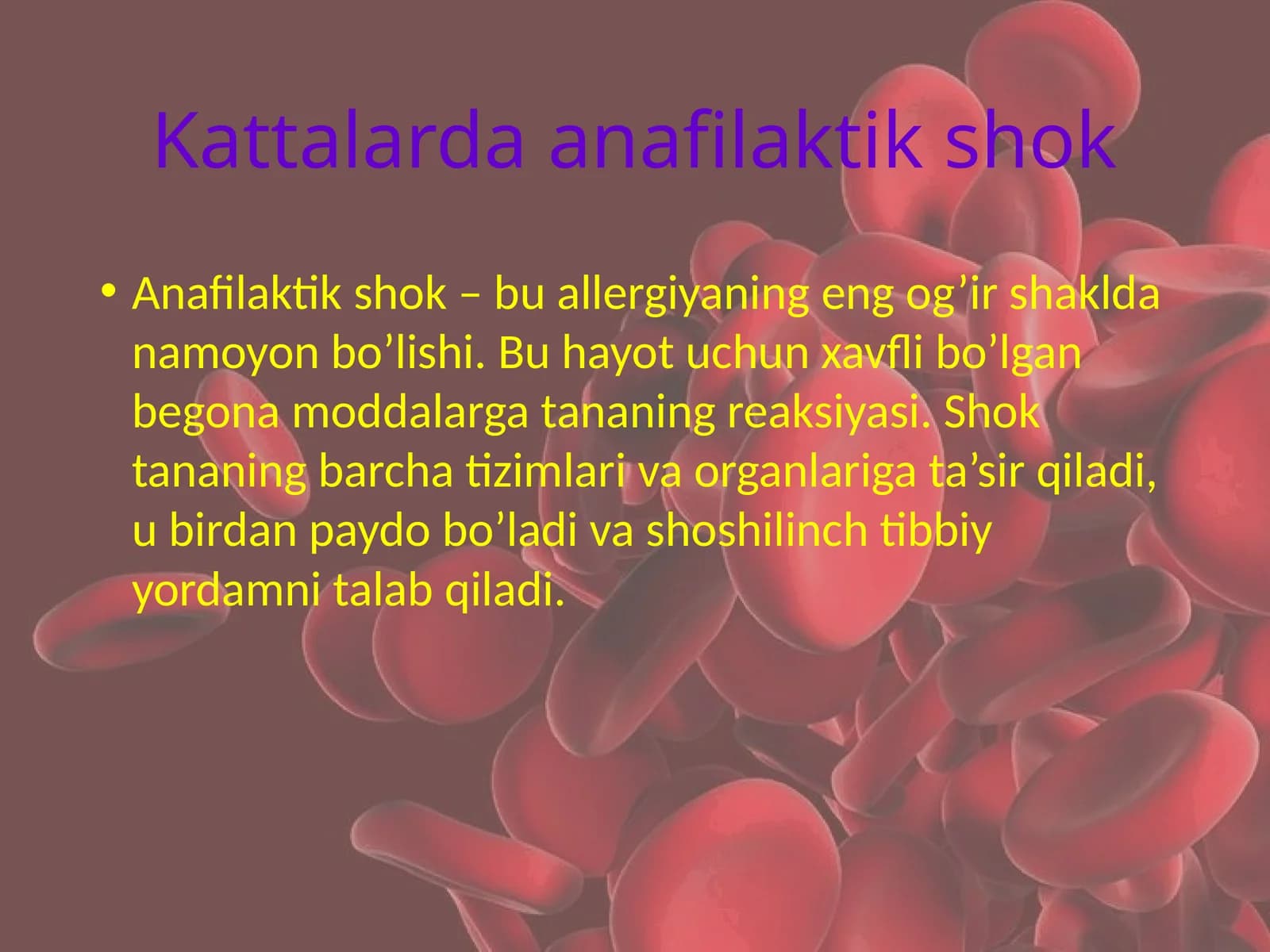 Kattalarda anafilaktik shok