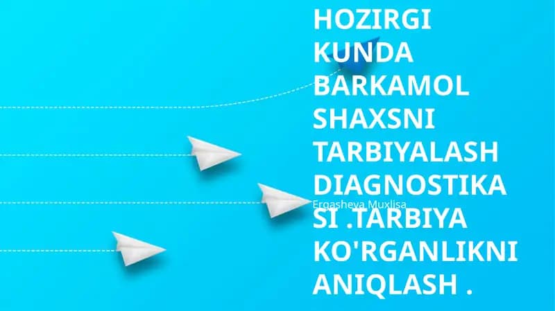 Tarbiyaning darajasini aniqlash mezonlari va usullari