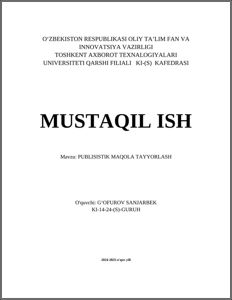 Ommaviy axborot vositalari va ijtimoiy tarmoqlarning jamiyatga ta'siri
