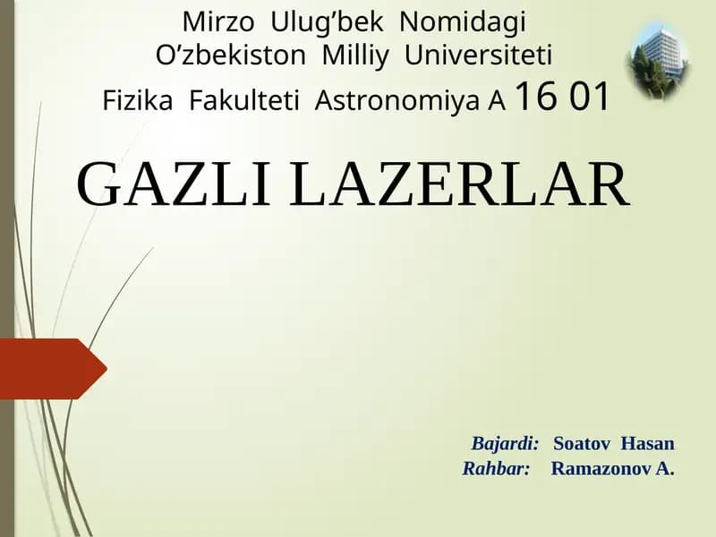 GAZLI LAZERLAR