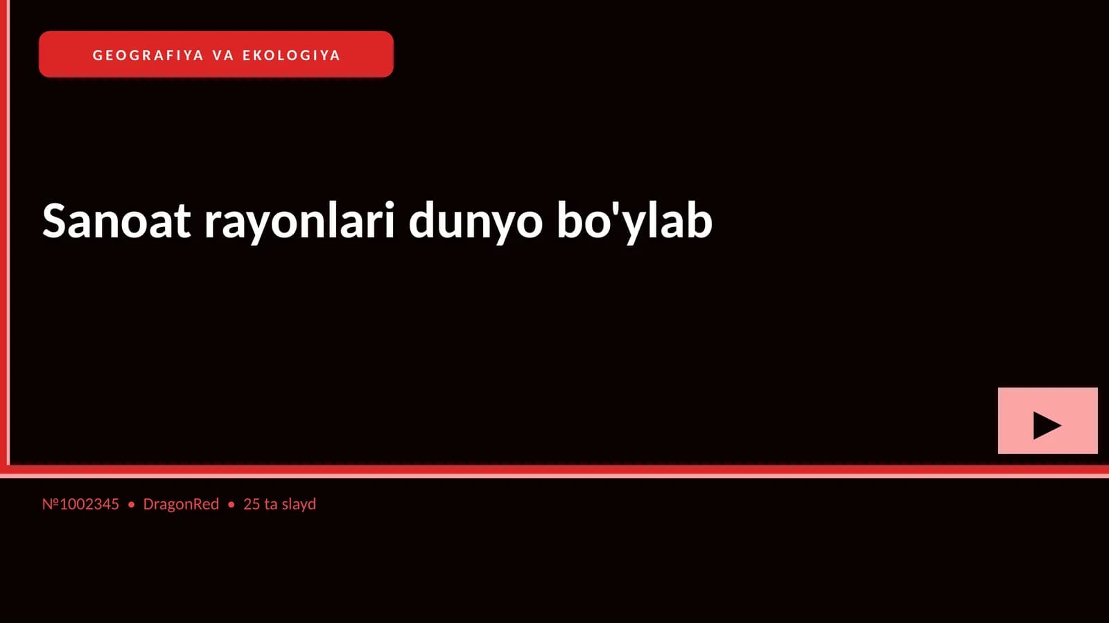 Sanoat rayonlari dunyo bo'ylab