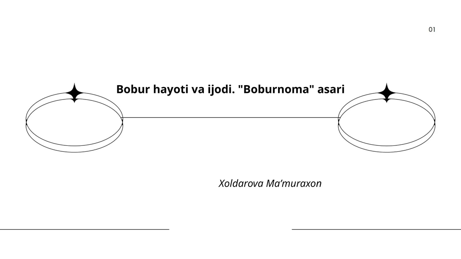 Bobur hayoti va ijodi. "Boburnoma" asari
