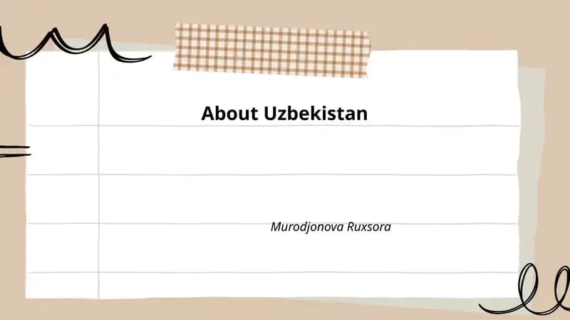 About Uzbekistan