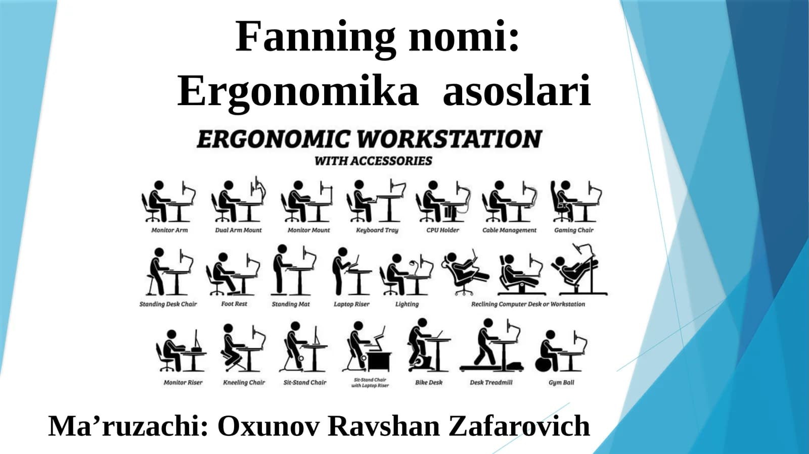 Ergonomika asoslari