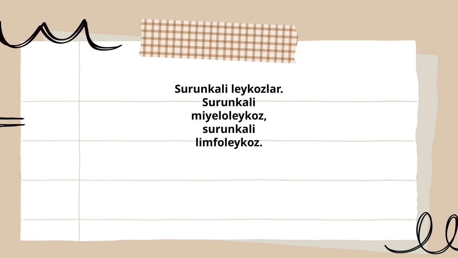 Surunkali leykozlar. Surunkali miyeloleykoz, surunkali  limfoleykoz.