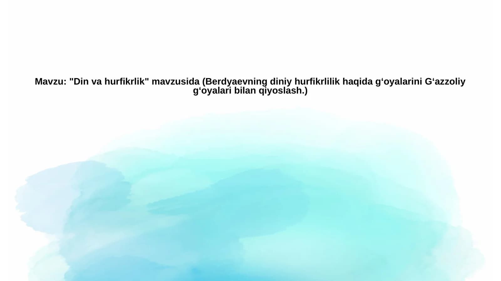 "Dinvahurfikrlik"