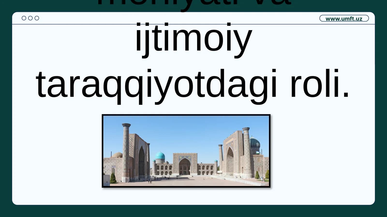 Sharq falsafasining mohiyati va ijtimoiy taraqqiyotdagi roli