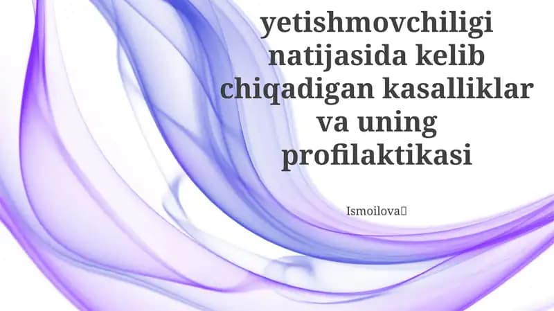 Yod etishmovchiligi kasalliklari