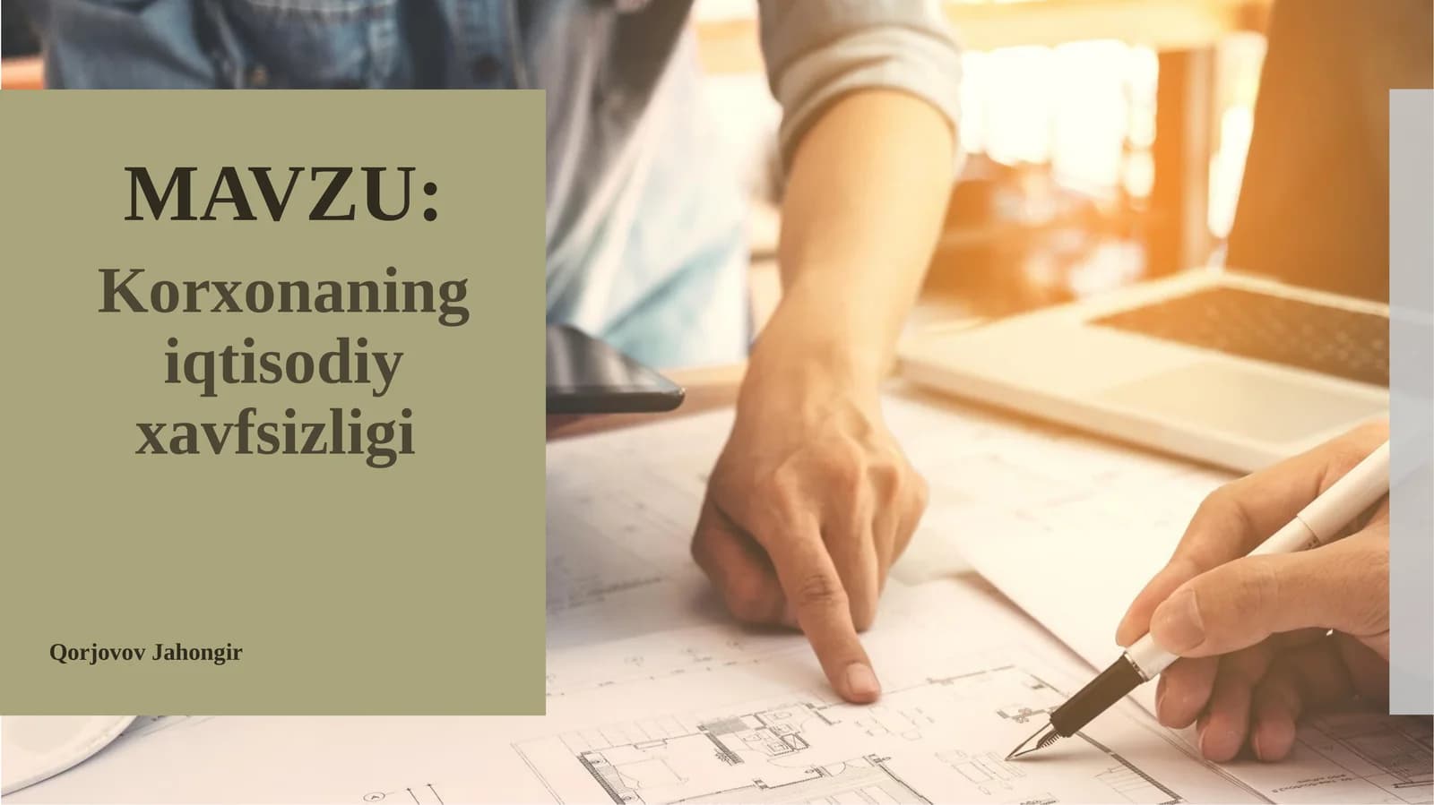 Korxonaning iqtisodiy xavfsizligi