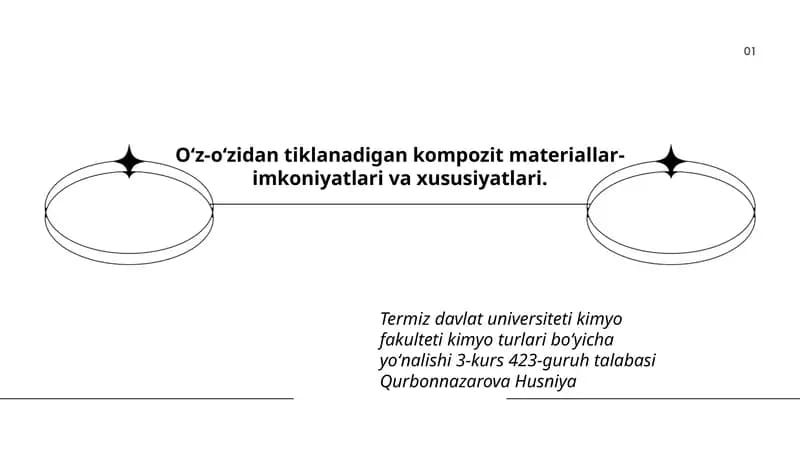 Oʻz-oʻzidan tiklanadigan kompozit materiallar-imkoniyatlari va xususiyatlari