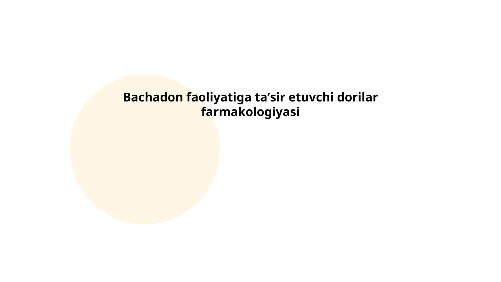 Gormonal dorilar va ular bachadon faoliyatiga taʼsiri