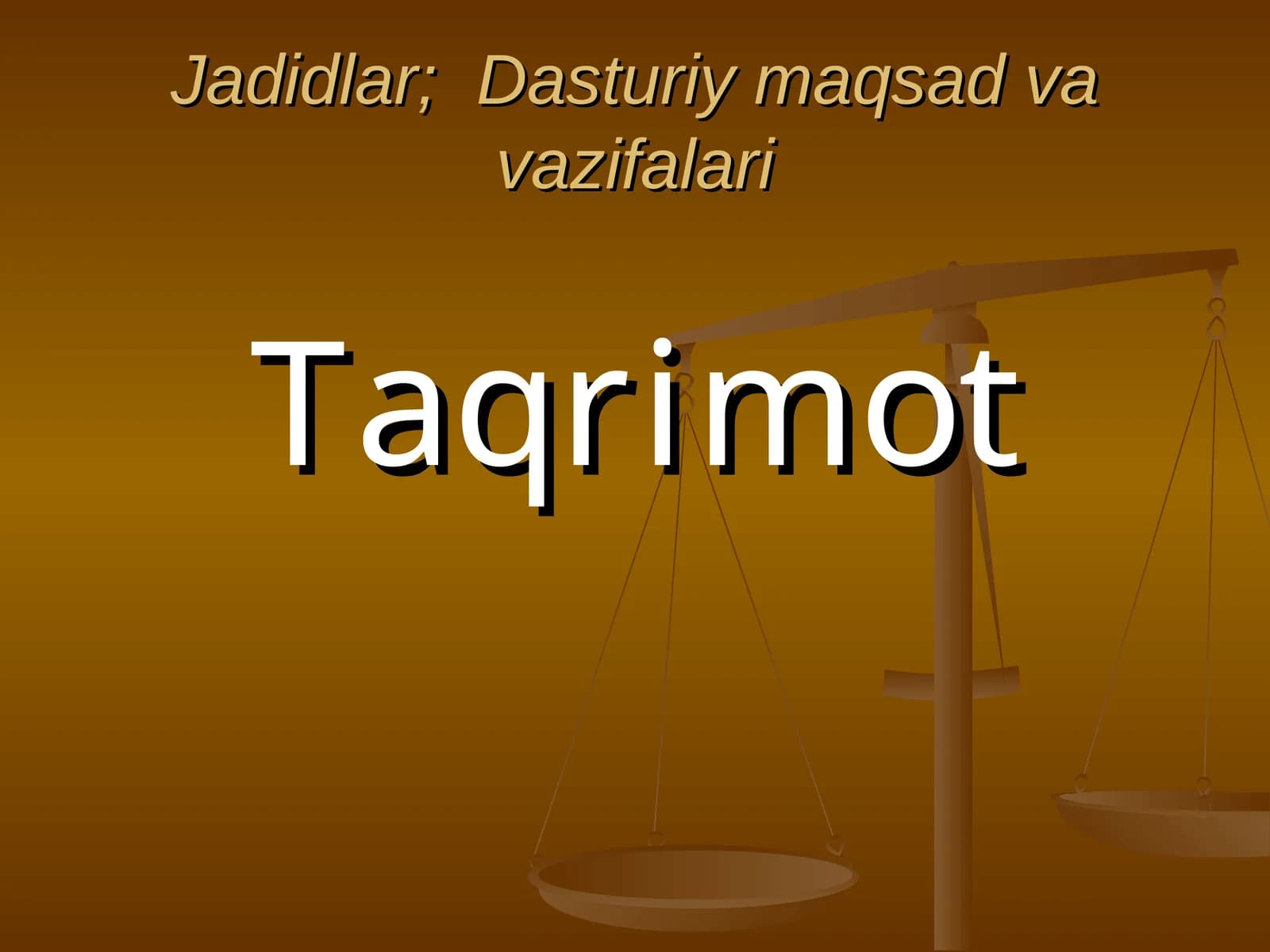Jadidlar; Dasturiy maqsad va vazifalari