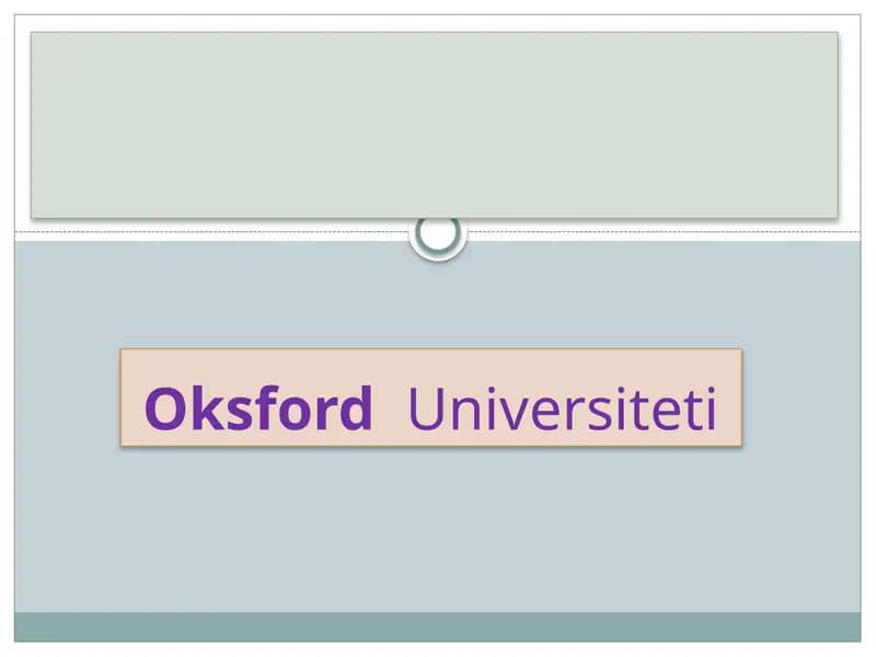 OksfordUniversiteti