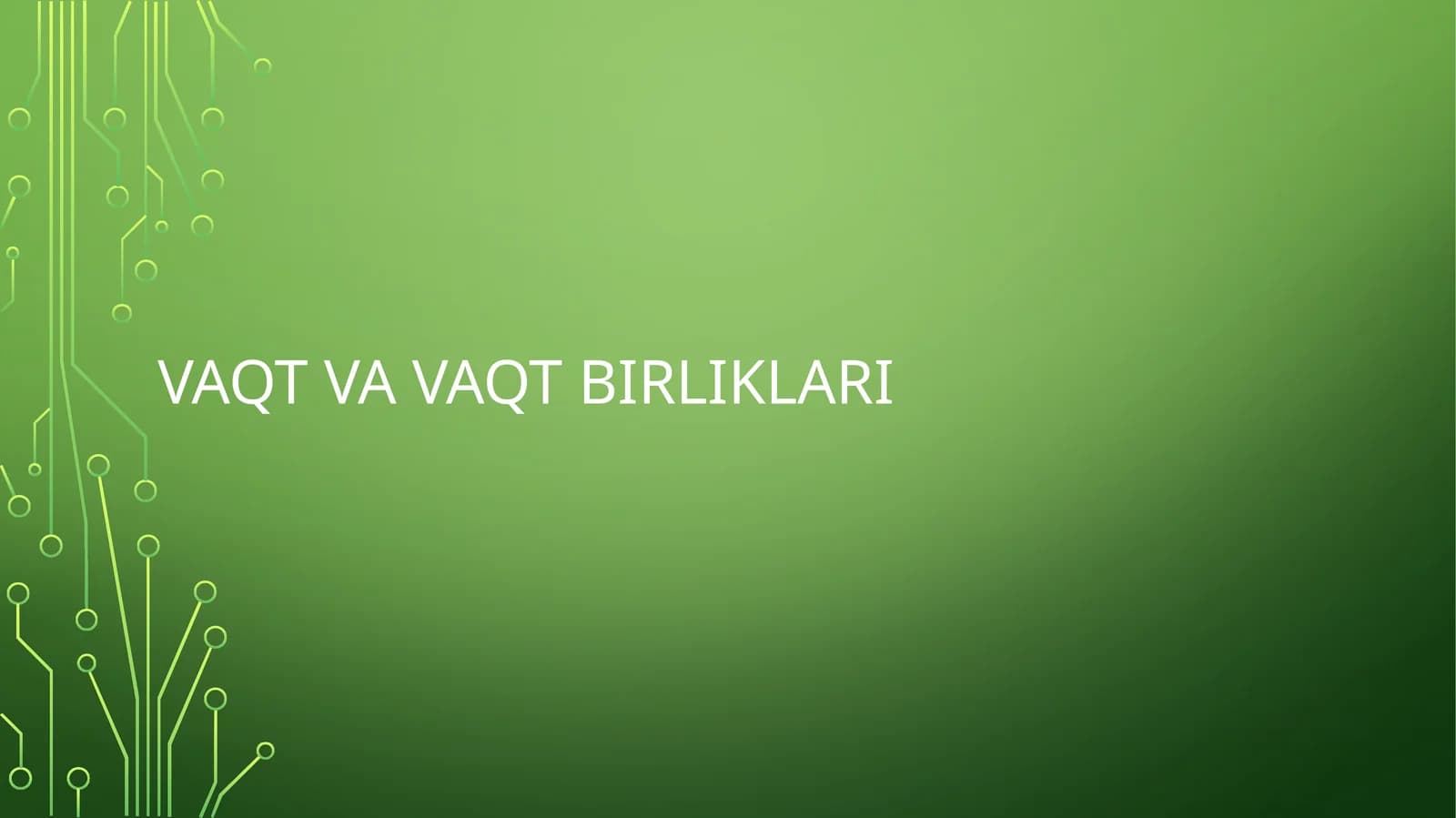 Vaqt tushunchasining falsafiy va ilmiy-pedagogik mohiyati