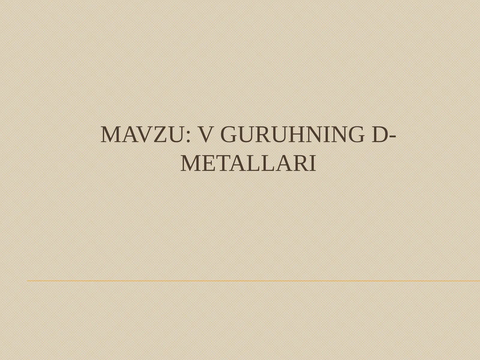 Vguruhningd-metallari Atomtuzilishi