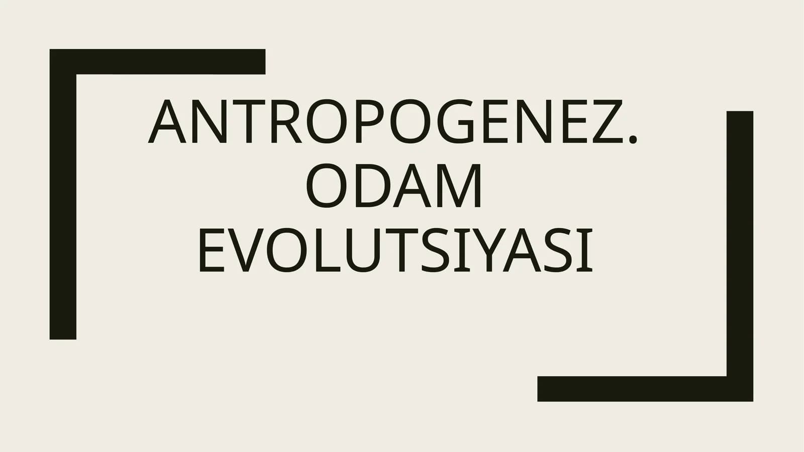 Antropogenez