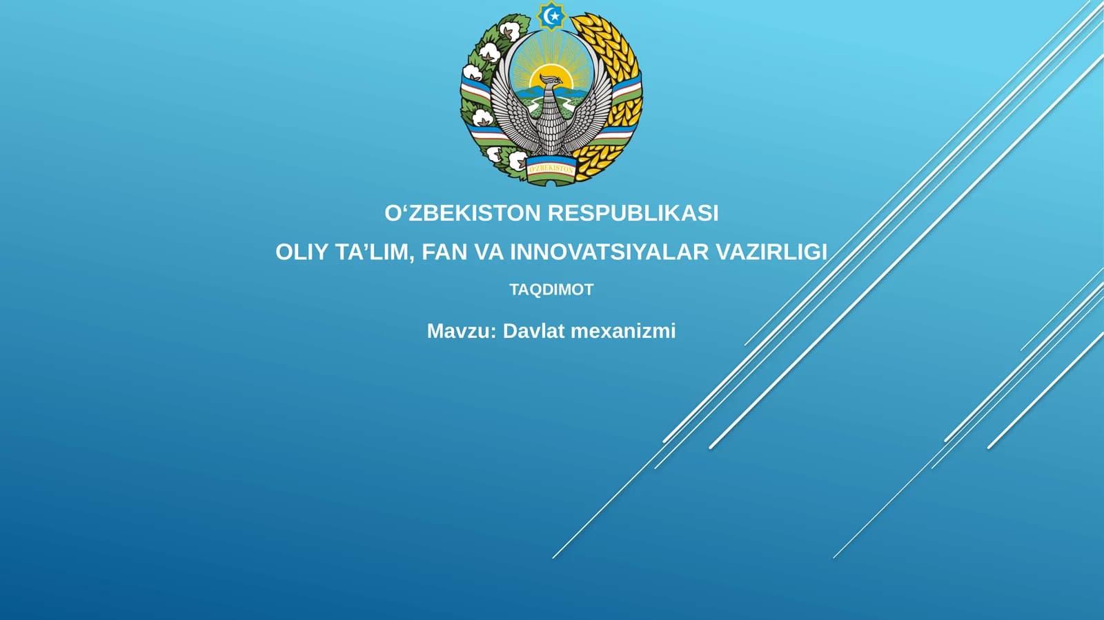 Davlat mexanizmi
