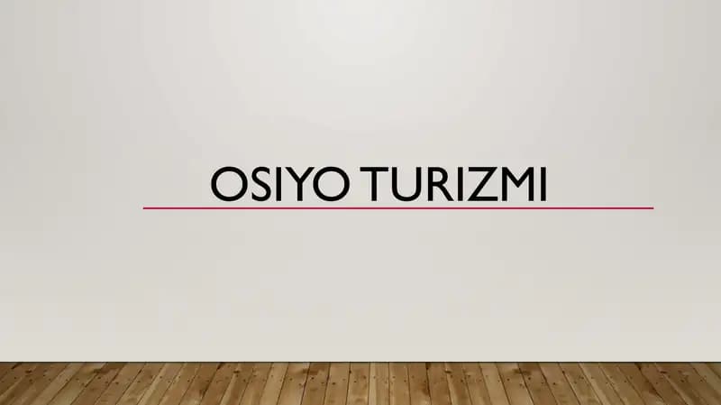 Osiyo turizmi
