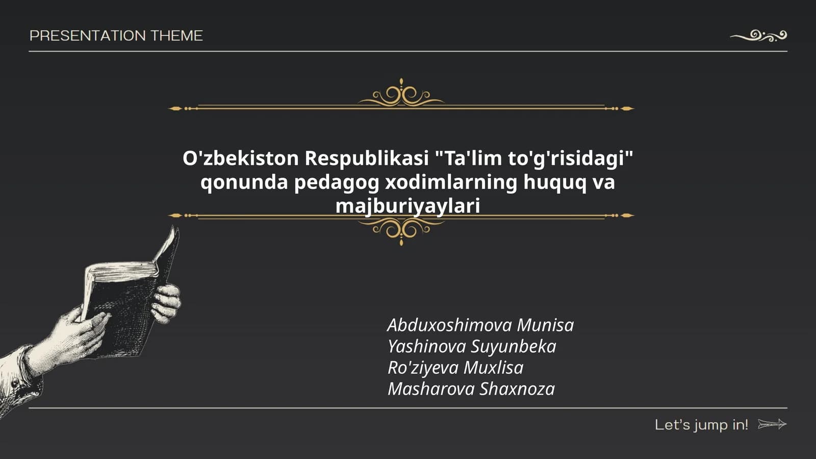 Ta'lim to'g'risidagi qonun