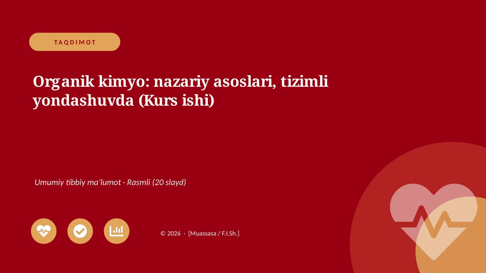 Organik kimyo: nazariy asoslari, tizimli yondashuvda (Kurs ishi)