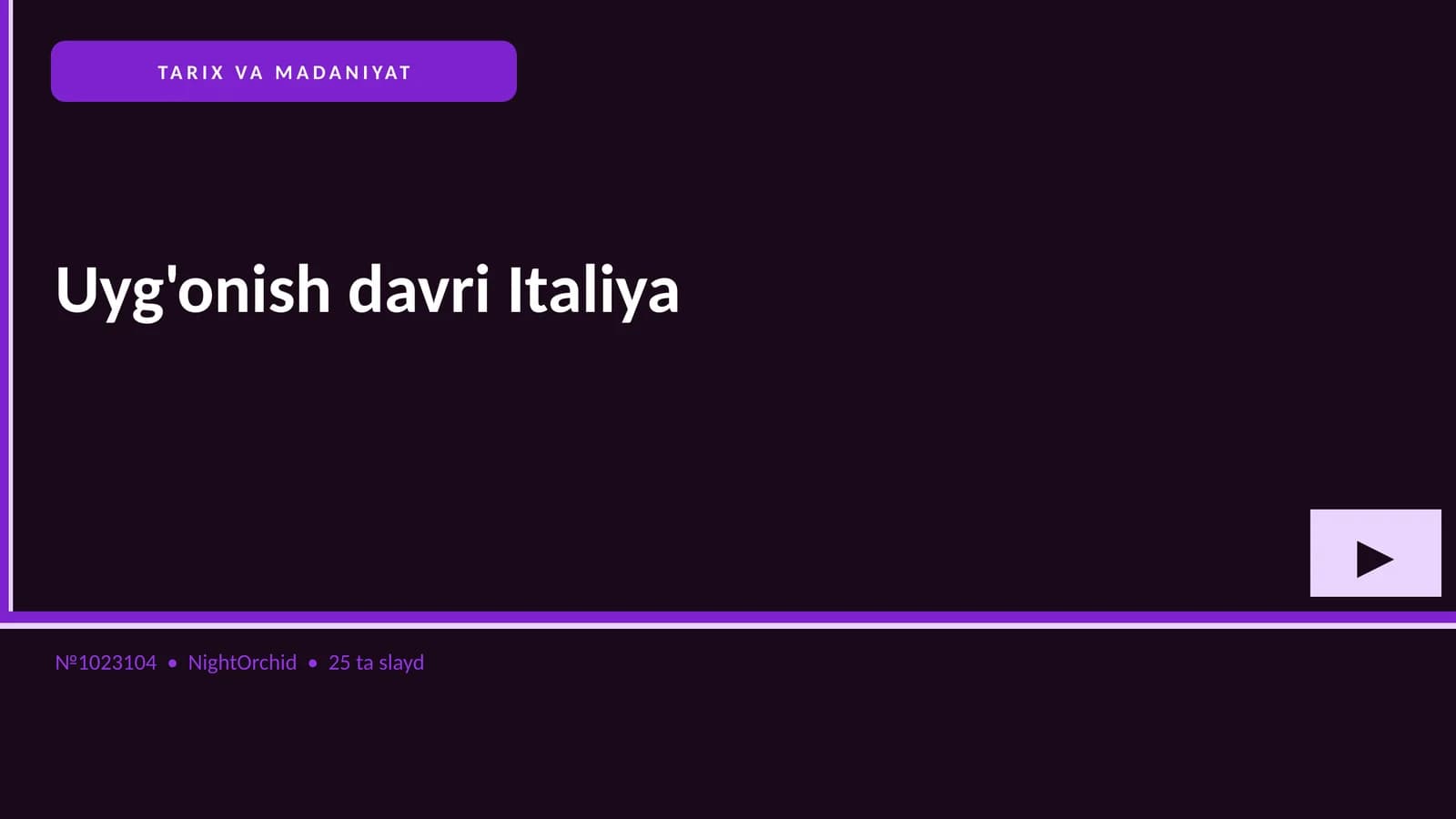 Uyg'onish davri Italiya